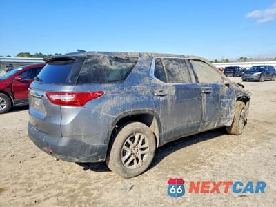 Trzecie zdjęcie samochodu z tyłu: 2019 CHEVROLET TRAVERSE LS VIN:1GNEVFKW6KJ234000 - miniatura