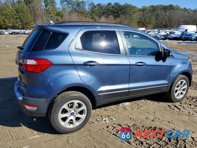 Trzecie zdjęcie samochodu z tyłu: 2022 FORD ECOSPORT SE VIN:MAJ6S3GL1NC463783 - miniatura