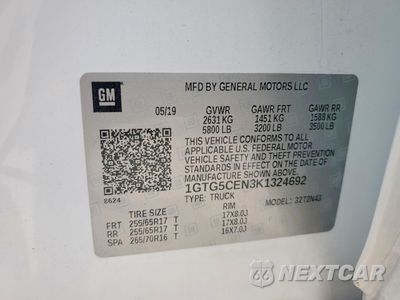 Zdjęcie 12 z 15 samochodu: 2019 GMC CANYON SLE VIN:1GTG5CEN3K1324692 - miniatura