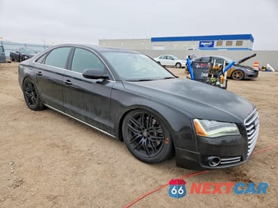 Czwarte zdjęcie samochodu z boku: 2011 AUDI A8 QUATTRO VIN:WAUAVAFDXBN002492 - miniatura