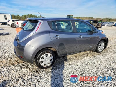 Trzecie zdjęcie samochodu z tyłu: 2015 NISSAN LEAF S VIN:1N4AZ0CP6FC334016 - miniatura
