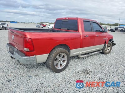 Trzecie zdjęcie samochodu z tyłu: 2010 DODGE RAM 1500 VIN:1D7RB1GTXAS134789 - miniatura