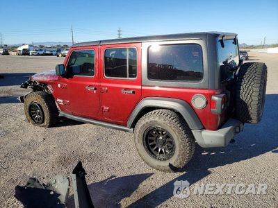 Drugie zdjęcie samochodu z przodu: 2021 JEEP WRANGLER UNLIMITED SPORT VIN:1C4HJXDG7MW648101 - miniatura