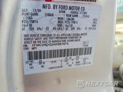 Zdjęcie 13 z 15 samochodu: 2010 FORD ESCAPE XLT VIN:1FMCU9DG2AKB61674 - miniatura