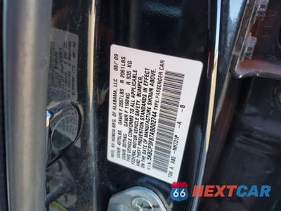 Zdjęcie 12 z 12 samochodu: 2010 HONDA ACCORD EXL VIN:5KBCP3F87AB002744 - miniatura