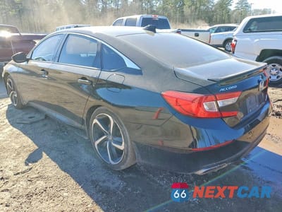 Drugie zdjęcie samochodu z przodu: 2022 HONDA ACCORD SPORT SE VIN:1HGCV1F48NA010194 - miniatura