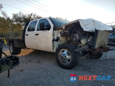 Czwarte zdjęcie samochodu z boku: 2009 CHEVROLET SILVERADO TRUCK CAB AND CHASSIS VIN:1GBJK73619F121173 - miniatura