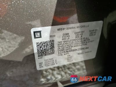 Zdjęcie 13 z 14 samochodu: 2019 CADILLAC XT5 VIN:1GYKNARS0KZ205184 - miniatura