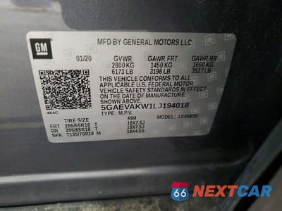 Zdjęcie 13 z 13 samochodu: 2020 BUICK ENCLAVE VIN:5GAEVAKW1LJ194018 - miniatura