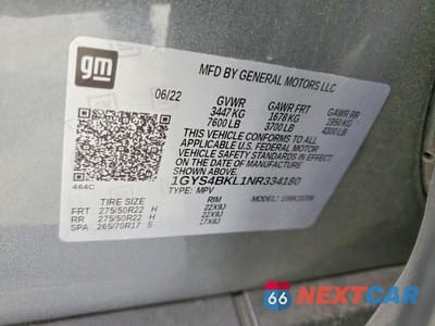 Zdjęcie 13 z 13 samochodu: 2022 CADILLAC ESCALADE PREMIUM LUXURY VIN:1GYS4BKL1NR334180 - miniatura