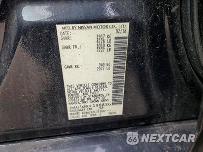 Zdjęcie 12 z 12 samochodu: 2018 NISSAN ALTIMA VIN:1N4AL3AP0JC198836 - miniatura