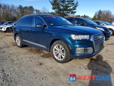 Czwarte zdjęcie samochodu z boku: 2019 AUDI Q7 PREMIUM PLUS VIN:WA1LAAF73KD004005 - miniatura