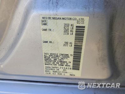 Zdjęcie 12 z 14 samochodu: 2015 NISSAN ALTIMA 2.5 VIN:1N4AL3AP9FC255428 - miniatura