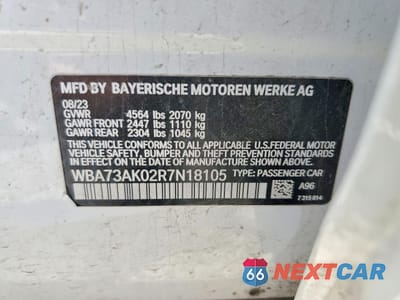 Zdjęcie 12 z 13 samochodu: 2024 BMW 228XI VIN:WBA73AK02R7N18105 - miniatura