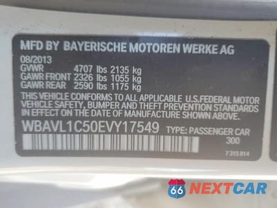 Zdjęcie 13 z 13 samochodu: 2014 BMW X1 XDRIVE28I VIN:WBAVL1C50EVY17549 - miniatura