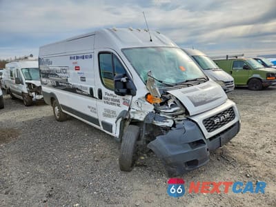 Czwarte zdjęcie samochodu z boku: 2019 RAM PROMASTER 3500 DELIVERY VAN VIN:3C6URVJG3KE519626 - miniatura