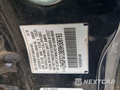 Zdjęcie 12 z 12 samochodu: 2009 HONDA CIVIC EX VIN:2HGFG12809H506193 - miniatura