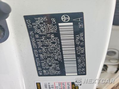 Zdjęcie 12 z 13 samochodu: 2004 TOYOTA CAMRY LE VIN:JTDBE32K040272029 - miniatura