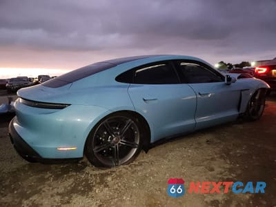 Trzecie zdjęcie samochodu z tyłu: 2023 PORSCHE TAYCAN TURBO VIN:WP0AC2Y15PSA52245 - miniatura