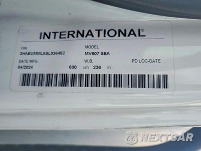 Zdjęcie 10 z 10 samochodu: 2025 INTERNATIONAL MV607 BOX TRUCK VIN:3HAEUMML5SL036452 - miniatura
