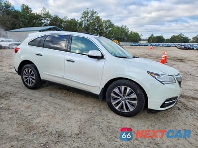 Czwarte zdjęcie samochodu z boku: 2015 ACURA MDX TECHNOLOGY VIN:5FRYD3H44FB002195 - miniatura