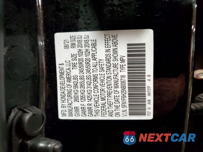 Zdjęcie 13 z 14 samochodu: 2022 HONDA PILOT SE VIN:5FNYF6H25NB006718 - miniatura