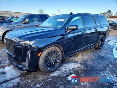 2022 CADILLAC ESCALADE ESV SPORT PLATINUM 1GYS4RKL5NR203651 - główne zdjęcie licytacji z USA - miniatura