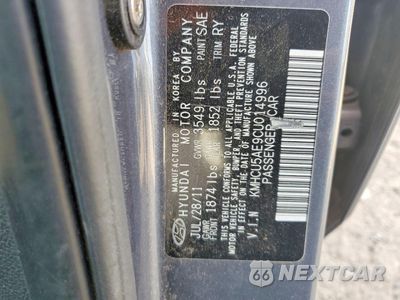 Zdjęcie 12 z 12 samochodu: 2012 HYUNDAI ACCENT GLS VIN:KMHCU5AE9CU014996 - miniatura