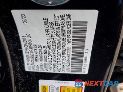 Zdjęcie 13 z 13 samochodu: 2024 ACURA INTEGRA A-SPEC VIN:19UDE4H34RA013092 - miniatura