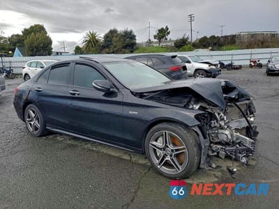 Czwarte zdjęcie samochodu z boku: 2021 MERCEDES-BENZ C CLASS VIN:W1KWF6EB6MR647306 - miniatura