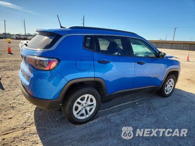 Trzecie zdjęcie samochodu z tyłu: 2021 JEEP COMPASS SPORT VIN:3C4NJDAB0MT601962 - miniatura