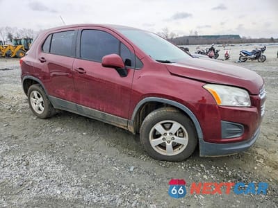 Czwarte zdjęcie samochodu z boku: 2016 CHEVROLET TRAX LS VIN:3GNCJNSB5GL228845 - miniatura