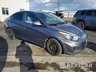 Czwarte zdjęcie samochodu z boku: 2017 HYUNDAI ACCENT SE VIN:KMHCT4AE4HU168987 - miniatura