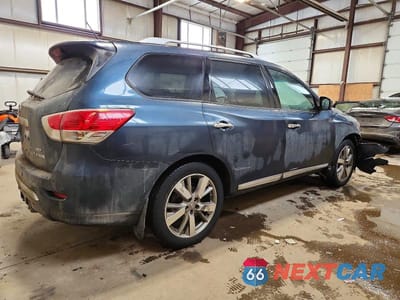 Trzecie zdjęcie samochodu z tyłu: 2014 NISSAN TRUCK/VAN PATHFINDER S 4DR 4WD VIN:5N1AR2MMXEC609214 - miniatura
