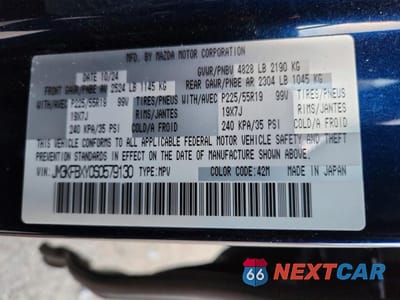 Zdjęcie 13 z 14 samochodu: 2025 MAZDA CX-5 SIGNATURE VIN:JM3KFBXY0S0579130 - miniatura