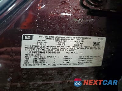 Zdjęcie 13 z 14 samochodu: 2023 BUICK ENVISION AVENIR VIN:LRBFZSR48PD084555 - miniatura