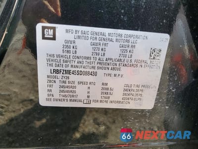 Zdjęcie 12 z 12 samochodu: 2025 BUICK ENVISION AVENIR VIN:LRBFZME45SD088430 - miniatura