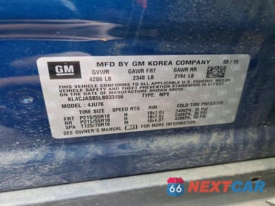 Zdjęcie 12 z 12 samochodu: 2020 BUICK ENCORE PREFERRED VIN:KL4CJASB5LB033156 - miniatura