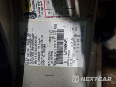 Zdjęcie 12 z 12 samochodu: 2010 FORD FUSION SE VIN:3FAHP0HA9AR378997 - miniatura