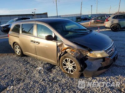 Czwarte zdjęcie samochodu z boku: 2011 HONDA ODYSSEY EXL VIN:5FNRL5H60BB039566 - miniatura