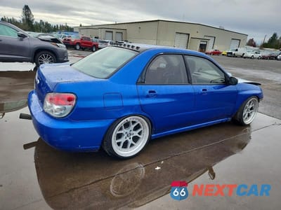 Trzecie zdjęcie samochodu z tyłu: 2006 SUBARU IMPREZA WRX VIN:JF1GD79646G515642 - miniatura