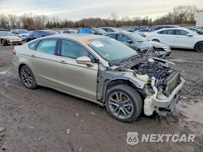 Czwarte zdjęcie samochodu z boku: 2019 FORD FUSION SEL VIN:3FA6P0CD7KR219681 - miniatura