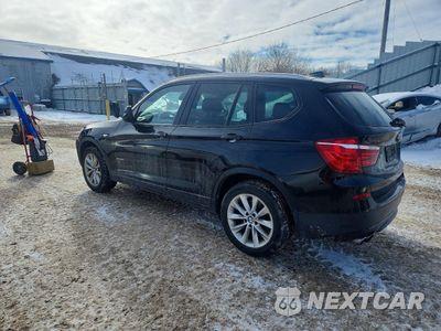 Drugie zdjęcie samochodu z przodu: 2014 BMW X3 XDRIVE28I VIN:5UXWX9C57E0D35881 - miniatura