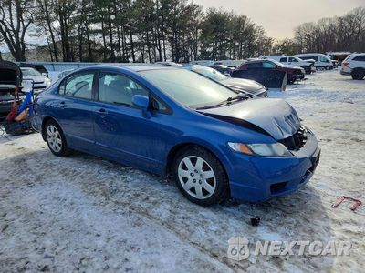 Czwarte zdjęcie samochodu z boku: 2010 HONDA CIVIC LX VIN:19XFA1F56AE073527 - miniatura