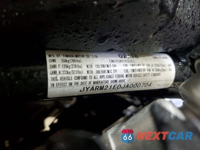 Zdjęcie 9 z 10 samochodu: 2018 YAMAHA XSR700 VIN:JYARM21E0JA000704 - miniatura