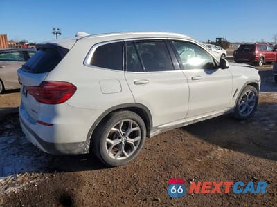 Trzecie zdjęcie samochodu z tyłu: 2021 BMW X3 XDRIVE30I VIN:5UXTY5C01M9F11072 - miniatura