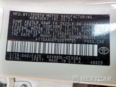 Zdjęcie 12 z 12 samochodu: 2025 TOYOTA CAMRY XSE VIN:4T1DAACK7SU011795 - miniatura