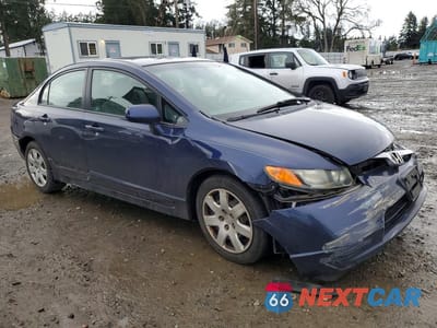 Czwarte zdjęcie samochodu z boku: 2007 HONDA CIVIC LX VIN:1HGFA16507L073587 - miniatura