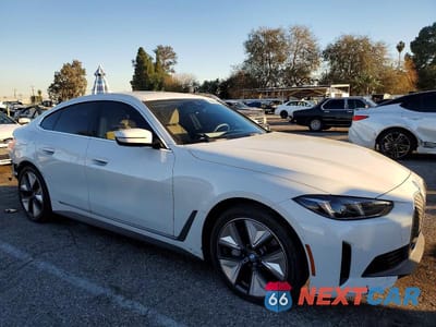 Czwarte zdjęcie samochodu z boku: 2025 BMW I4 EDRIVE 40 VIN:WBY23HD00SFU15312 - miniatura