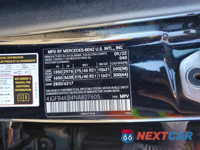 Zdjęcie 13 z 13 samochodu: 2022 MERCEDES-BENZ GLE 350 4MATIC VIN:4JGFB4KB4NA827605 - miniatura